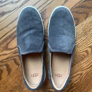 UGG Women's Cas Suede Slip-On Sneakers Gray